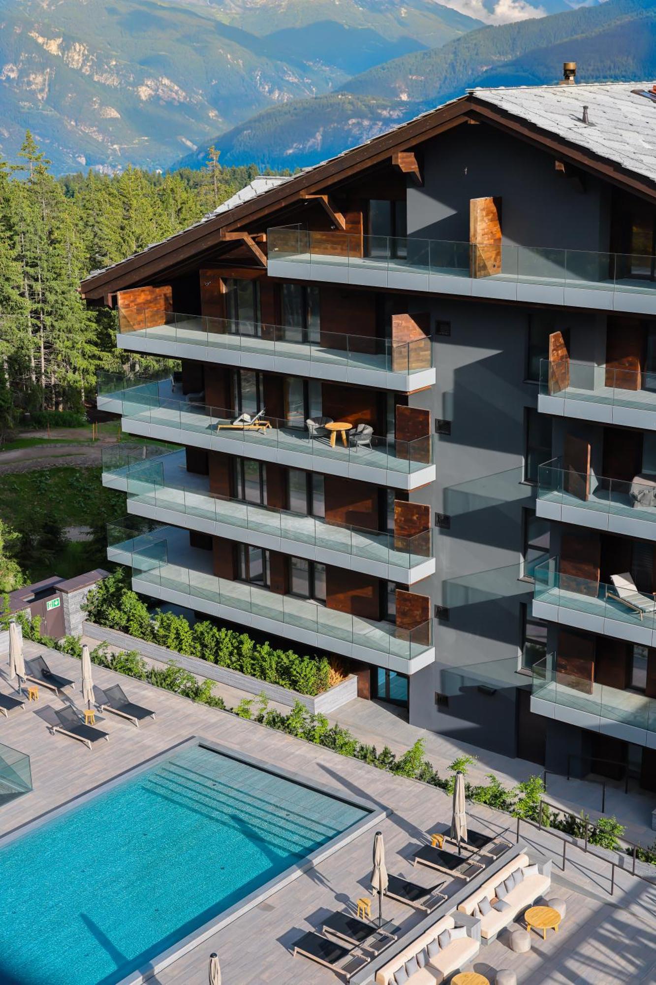 Hotel Six Senses Crans-Montana Exteriér fotografie